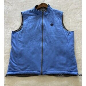 Peter Millar Vest Extra Large Reversible Quilted Fleece Packable XL Golf Essex